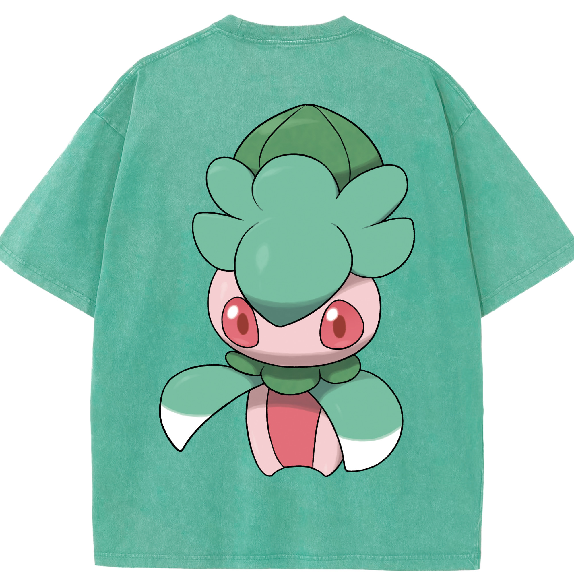 （画像用） ポケットモンスター Pokémon 綿100% ヴィンテージ風 半袖Tシャツ（背面プリント）
